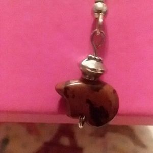 made by me Jewelry - Bear Earrings Southwestern Style Tigers Eye Stone made by me Jewelry - Bear Earrings Southwestern Style Tigers Eye Stone